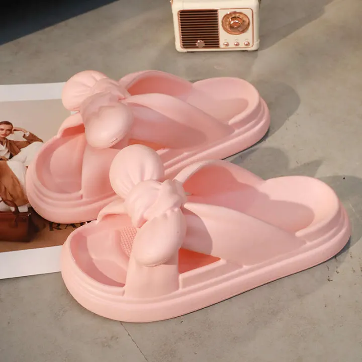 Bow%20shaped%20sandals%20women%20summer,%20non%20slip%20thick%20soled%20cute%20slippers%20indoor%20and%20home%20use.%20Women%20wear%20them%20outside%20the%20bathroom%20for%20bathing%20in%20summer%20-%20Image%207