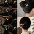 Ebony Tassel Step Shaking Hairpin Chopstick Hair Stick Chinese Style Vintage Wooden Hairpin Hair Ornament Hair Accessories Bayline.