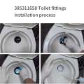 3Pcs Toilet Flush Ball Seal Replacement Accessories 385311658 for RV 300 310 320 301 Motorhome Trailer Toilets.