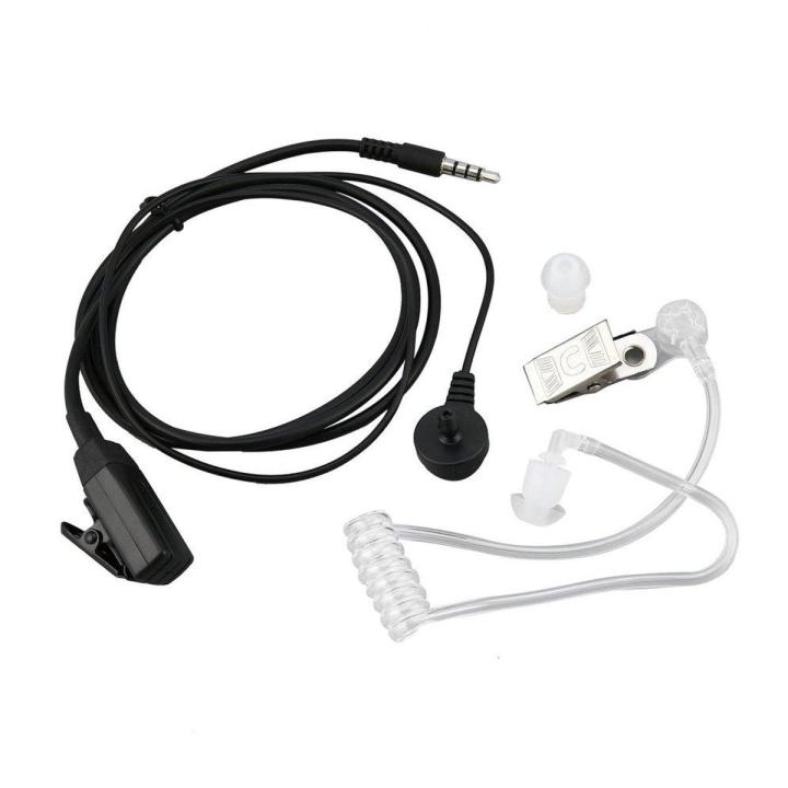 LALA Surveillance Security Spiral Acoustic Air Tube Earpiece for Mobile Phones