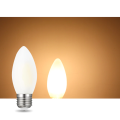 Philips Led Frosted Candle 4W 400lm 6500K E27 Thread Type. 