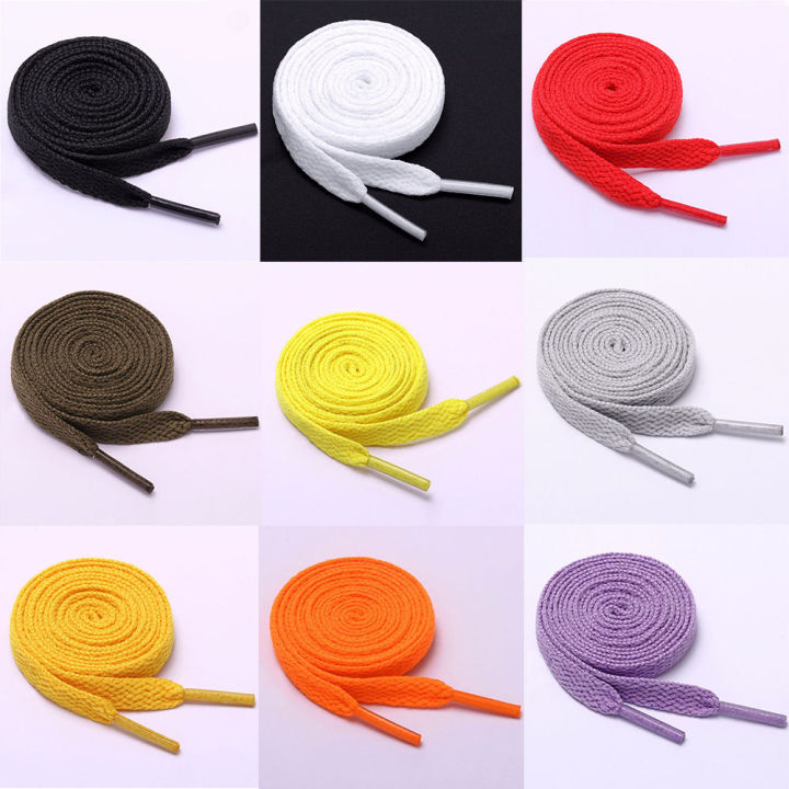 LSGS Pair 80~120cm Round Shoelaces 15 Colors Sneaker Shoe Laces