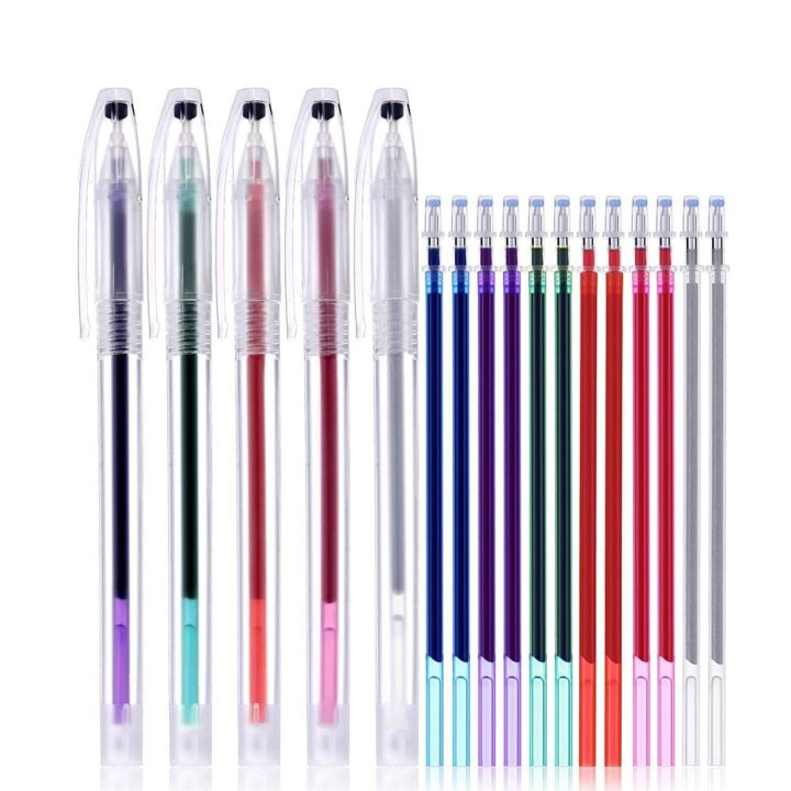 【Worth-Buy】 Needlework Stitch Sewing Accessories Stitch Marker Pens Fabric Markers Pencil Disappearing Pen Water-soluble Refill Erasable Pen