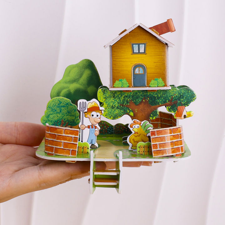 3D%20Stereo%20Puzzle%20Cartoon%20House%20Castle%20Building%20Model%20DIY%20Handmade%20Early%20Learning%20Educational%20Toys%20-%20Image%203