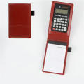 PU Leather Small Notebook Office Work Notepad PU Leather Notebook Notebook With Calculator Pocket Small Notebook With Calculator.