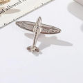 Aircraft Coat pin Airplane Suit Lapel Pin Air plane Brooches For Men Ornaments Party Wedding Jewellery Silver Alloy Brooch. 