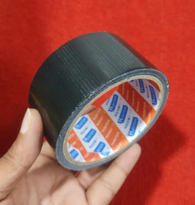 Rexene%20Tape%20BLACK%20Polyethylene%20Cloth%20Tape%202%20Inch%20Tape%2050mm%20Tape%2010M%20Long%20Industrial%20Cloth%20Duct%20Tape%20%20Adhesive%20Black%20Tape%202%20Inch%20Polythene%20Cloth%20Tape%202%20Inch%20Binding%20Tape%20-%20Image%203