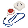 Caregiver Pager Wireless Nurse Call System Alert Button Long Distant for Home Hospital.