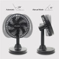 Awei F29 Desktop Oscillating 3600mah Rechargeable Fan- Black. 