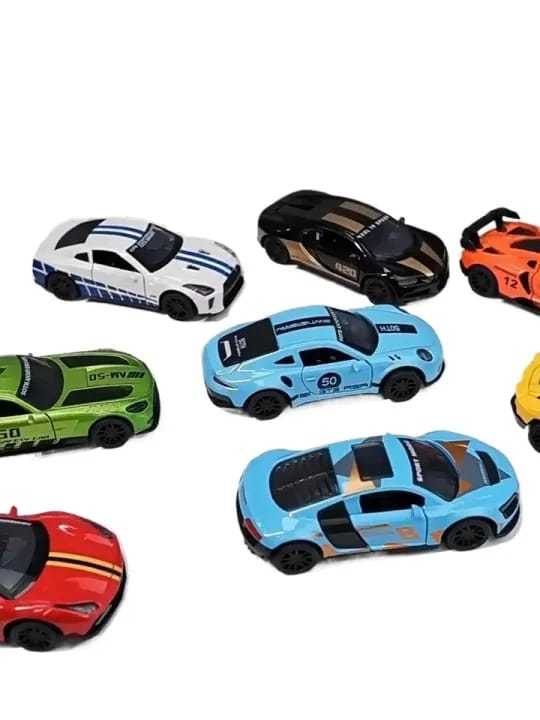 MINI GIOCATTOLO AUTO Salto Stunt Auto Ritira Veicoli Lega Pz 1/5/6/8
