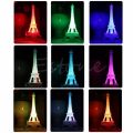 【Hey my home】1Pc Lovely Tower Night Light Luminaria LED Art Deco Lamp Desk Bedroom Decor Small Luminaria Mesa 2017.