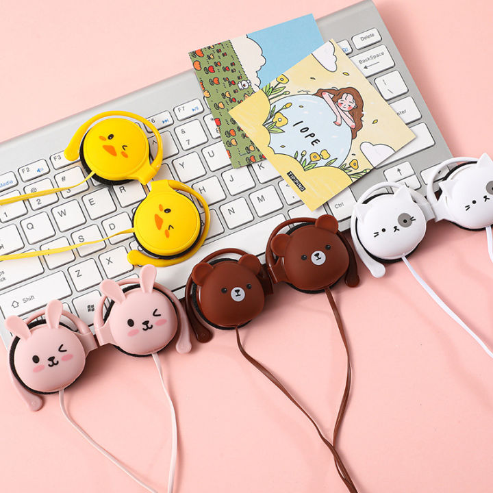 Ear%20Hook%20Stereo%20Earphone%20Sport%20Running%20Headset%20Earbuds%20Earphones%20For%20Girls%20Womens%20Kids%20Ladies%20Cute%20Rabbit%20Duck%20Panda%20Earphone%20-%20Image%204