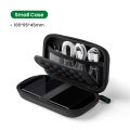 UGREEN Travel Case Gadget Bag Electronics Accessories Organiser Carry Hard Case Cable Tidy Storage Box Pouch Case for 2.5 Hard Drive Disk USB Cable External Storage Carrying SSD HDD Case.