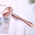Stainless steel pointed roller spatula massage ball stone face roller massager to improve neck facial beauty skin care tool. 