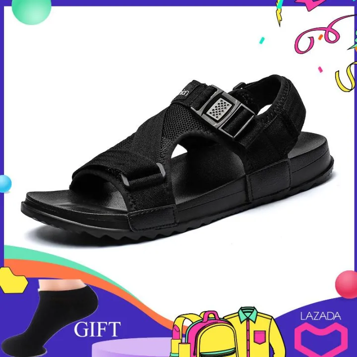 Men%20Sandals%20Mesh%20Comfortable%20Light%20Gladiators%20Casual%20Beach%20Sandals%20For%20Men%20Flat%20Black%20Summer%20Sandals%20Men%20Shoes%20-%20Image%206