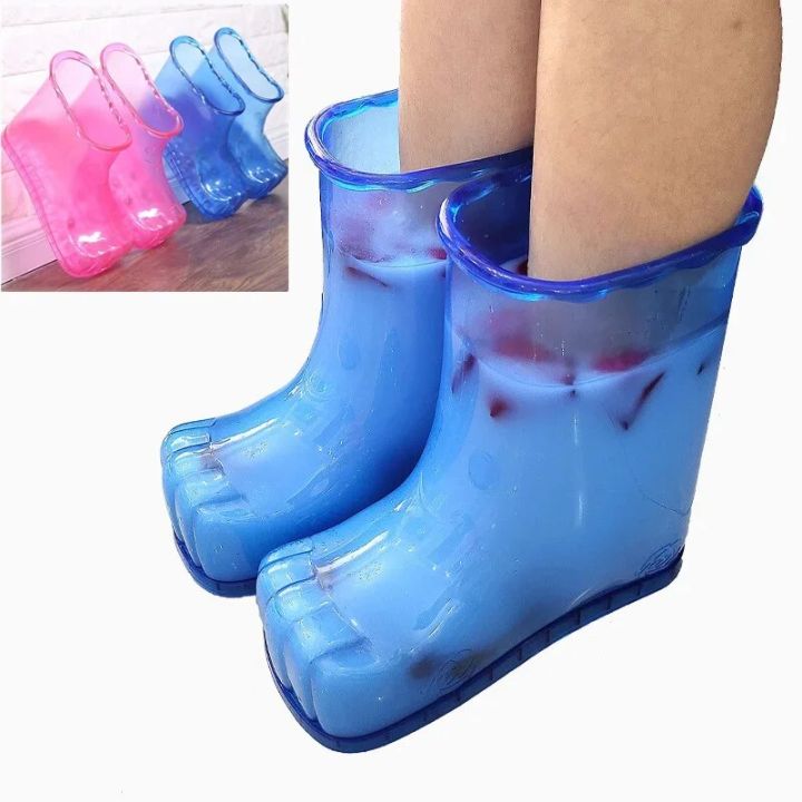 Portable Massage Feet Relaxation Slipper Foot Soaking Bath Massage Therapy Shoes Acupoint Soles Of Feet Care Foot Bath Shoes