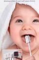 Baby oral cleaning cotton swab baby gauze deciduous teeth cleaning tongue coating cleaner children's cotton swab newborn toothbrush. 