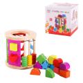 Educational Wooden Toy Intelligence Cage Shape & Color recognition.