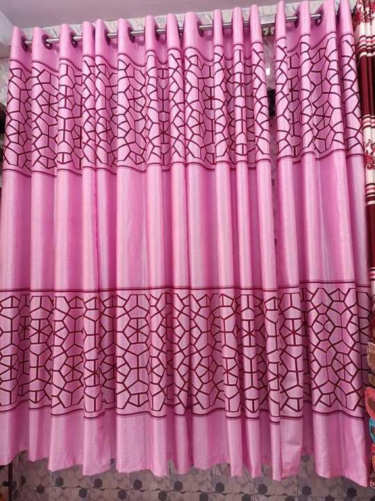 Synthetic Curtain Door and Window Pordha- ( 4 kuchi -1pis) multicolour from - Bismillah Porda Gallery