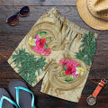 Turtle And Sharks Men Shorts Kanaka Maoli Palm Trees Hawaii Beach Shorts Swim Short Trunks Gym Ice Shorts Boy Board Short Pants. 