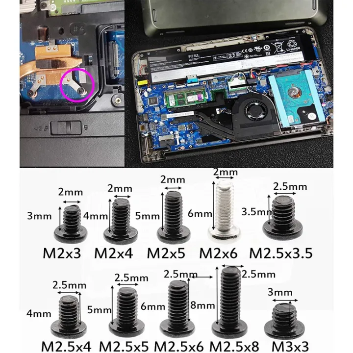 500Pcs%20M2%20M2.5%20M3%20KM%20Screw%20Flat%20Head%20Phillips%20Screws%20Notebook%20Screws%20Kit%20For%20Computer%20Small%20Screw%20-%20Image%203