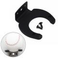 Black Baseball Bat Two Ways Wall Racket Mount Bracket Vertical Tennis Universal Mini Display Softball Durable.