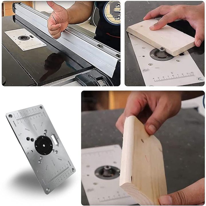 Aluminum Router Desktop Insert Board Table Woodworking Table B | Daraz ...
