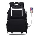 Jojo Bizarre Adventure Bookbag Waterproof School Bags USB Charging Laptop Backpack Unisex Travel Bagpack Mochila. 