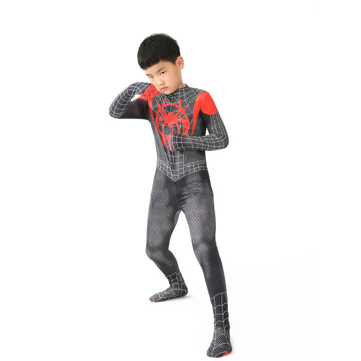 New%20Miles%20Morales%20Far%20From%20Home%20Cosplay%20Costume%20Zentai%20Spiderman%20Costume%20Superhero%20Bodysuit%20Spandex%20Suit%20for%20Kids%20Custom%20Made%20-%20Image%205