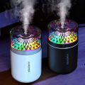 Mini Humidifier Air Purifier 180ML USB Aroma Essential Oil Diffuser Creative Volcano Color Light Mist Spray for Car Home Bedroom. 
