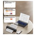 Bluetooth Wireless Thermal Printer Portable Inkless Tattoo Stencil Photo PDF Document Paper Roll Printing Device. 