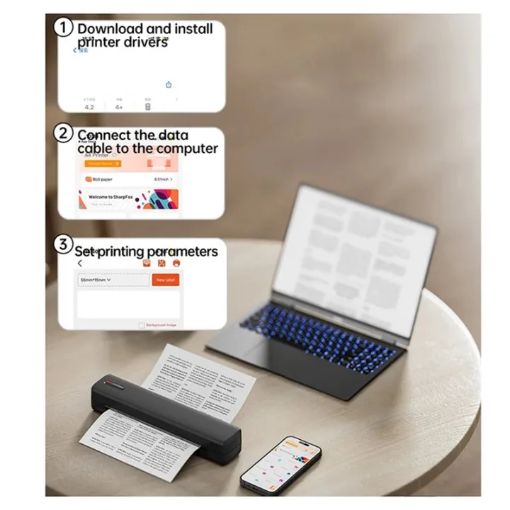 Bluetooth%20Wireless%20Thermal%20Printer%20Portable%20Inkless%20Tattoo%20Stencil%20Photo%20PDF%20Document%20Paper%20Roll%20Printing%20Device%20-%20Image%204
