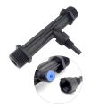 EITGZWAS 2pcs 3/4 Garden Irrigation Device Venturi Fertilizer Injector Switch Water Tube Kit.