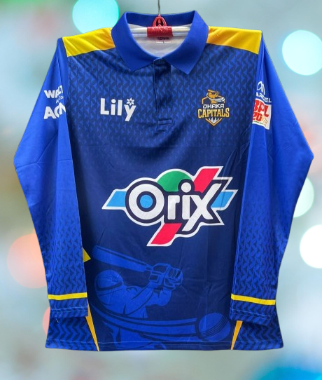 Dhaka Capitals full Sleeve Bpl Cricket Jersey 2026