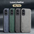 xprmy for OPPO A97 5G Phone Case Luxury Leather Skin Sensing TPU Wrap Back Cover.