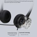 SOYTO SY490 Teaching Office Network Class Student Education Computer Headset, Style: Double Ear Black Separation USB.