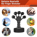 2 Piece Gripster Grip Strength Trainer Finger Strengthener 6 Resistant Level Adjustable Finger Flexion Extension Training. 