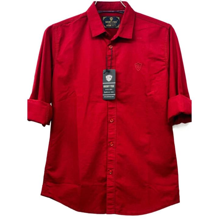 Versatile -Premium Quality fashionable solid formal cotton shirt comfortable casual shirt for men-3029 -Katua- Avant-garde