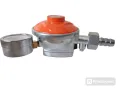 HAYAT Auto Safety GAS Regulator - High Quality Maximum Safety Device for LPG - 22MM with Meter. 