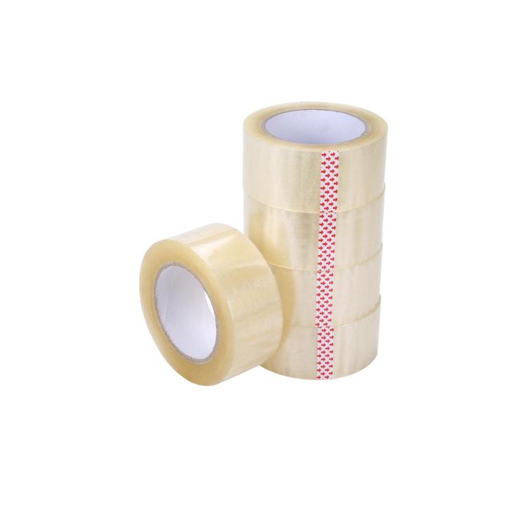 White Gum Tape for Carton Binding Wide 3" (inch) and Length 157 Meter (Big Size, 145 Yard) 6pcs