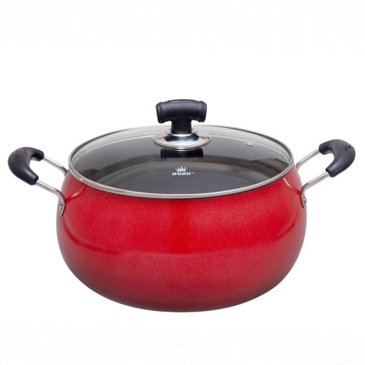 NOAH Nonstick Apple Pot - 30.5cm - Red | Daraz.com.bd