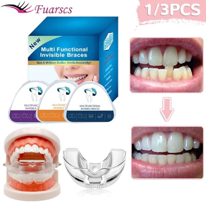 1/3PCS Teeth Corrector Tooth Orthodontic Trainer Braces Trainer for Teeth Alignment 3 Phases for Adults Tooth Care Tools