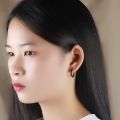 【DM bag factory Store】Innopes 1Pair Earring Steel Stainless Steel Circle Hoop Earring for Women Men Ear Rings Huggie Earring 10-20mm. 