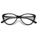 2023 Anti Blue Light Computer Glasses Women Big Frame Cat Eye Metal Frame Reading Eyeglasses Dropshipping Anti Blu Ray TR90. 