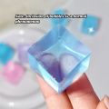 NEW Fidget Toy Mini Squishy Toys Mochi Ice Block Stress Ball Toy Kawaii Transparent Cube cat paw fish Stress Relief Squeeze Toy.