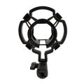 Universal Black Plastic Studio Microphone Shock Mount Desktop Holder Stand for Condenser Microphone Plastic Materials. 