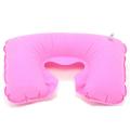 Air Cushion Pillow Inflatable Travel Air Cushion Neck Rest U Shape Plane Flight Pillow Inflatable Neck Pillow Short Plush Cover.