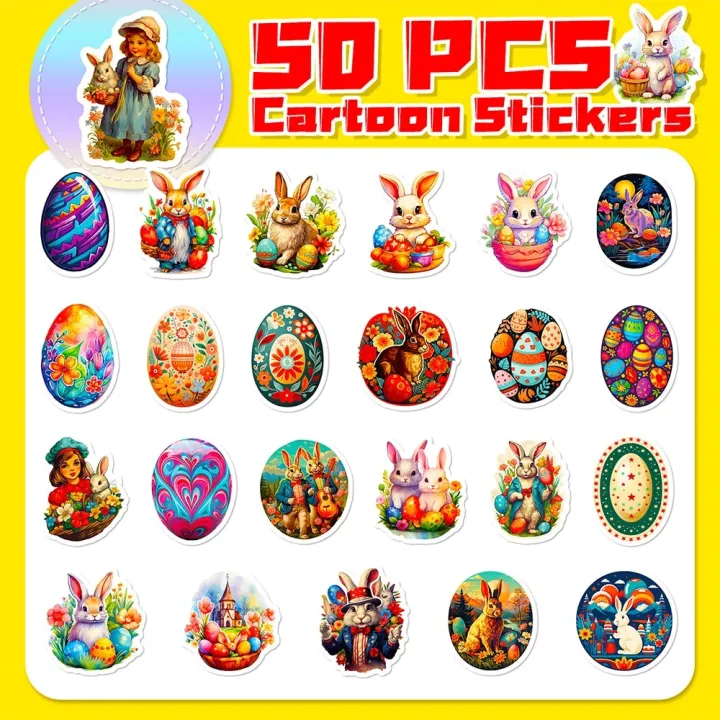 10/30/50pcs%20Cute%20Easter%20Egg%20Rabbit%20Cartoon%20Stickers%20Aesthetic%20DIY%20Phone%20Laptop%20Luggage%20Fridge%20Waterproof%20Kawaii%20Decals%20Toys%20Gift%20-%20Image%204