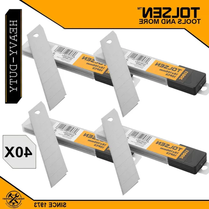 TOLSEN%2040%20pcs%20Heavy%20Duty%2018x100mm%20Snap-Off%20Sharp%20Craft%20Cutter%20Replacement%20Refill%20%2030011%20-%20Kings%20Trading%20-%20Image%203