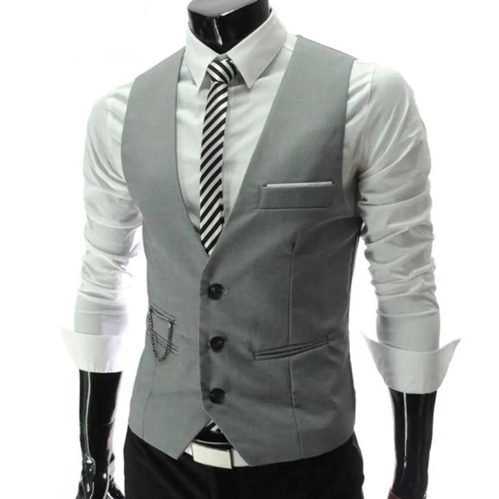 Vests%20Men%20V%20Neck%20Sleeveless%20Button%20Pocket%20Blazer%20Suit%20Fashion%20Waistcoat%20-%20Image%203